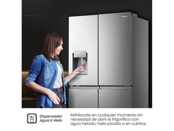 Frigorífico Americano HISENSE RQ760N4SASE (No Frost - 178.5 cm - 597 L - Inox) - Imagen 4